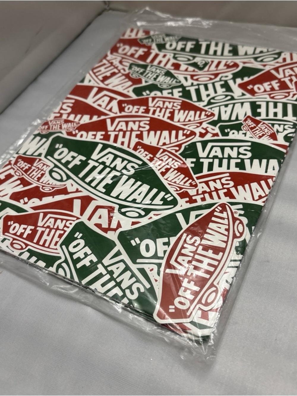 Vans 'Off The Wall' Sticker Sheet - Red & Green Logos